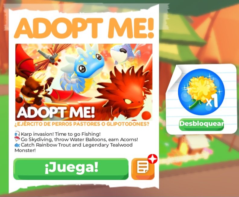 NoticiasAdoptMe's tweet photo. Actualización de Adopt Me 12 de Junio - 2026
🌞🏕️Festival de Verano 2026(Campamento)🏕️🌞- Semana 1
-🐟 3 Nuevas mascotas: ¡Libélula cola de maza, Trucha arcoiris y Monstruo de madera azulada!
-🐉🌞¡Nuevos dragones Solaris y Aestrus de robux!
-🏕️ ¡Nueva ropa de mascotas de scout! https://t.co/PCimPzmyCZ