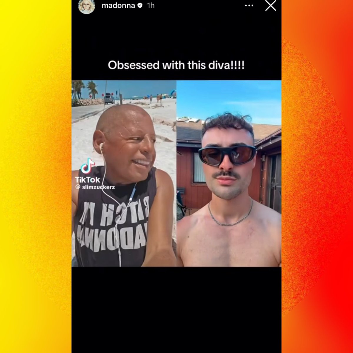 PopCrave's tweet photo. Madonna shows love to Martin Diaz who has been going viral for his videos set to new album ‘CONFESSIONS II’:

“Obsessed with this diva!!!!” https://t.co/yKxELVZIAB