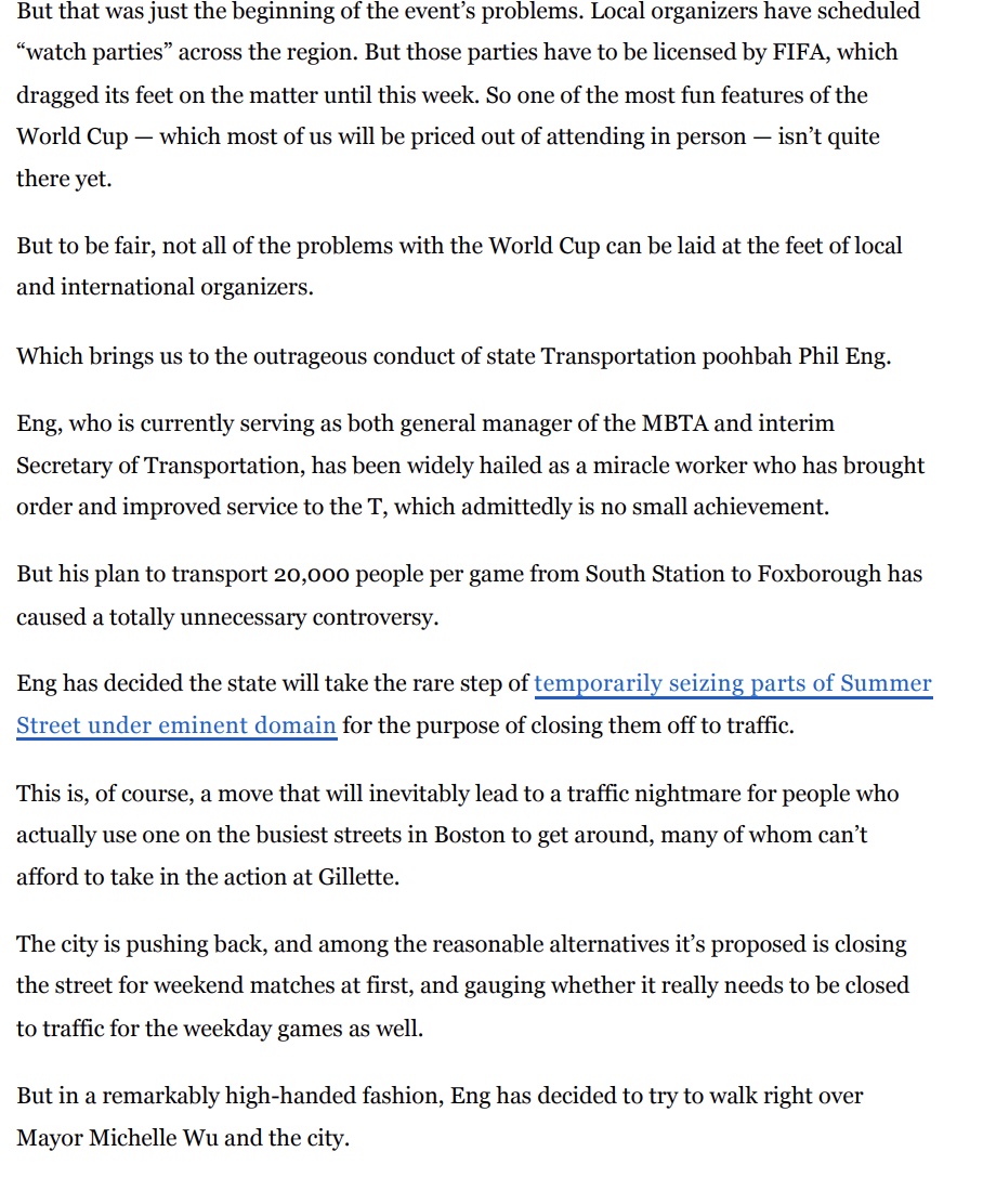 bostonradio's tweet photo. The Globe's activist journalists were never wrong about the World Cup, they just lied. There’s a difference. And Pizzuti’s contempt for the Krafts is in a league of its own. Those are undisputable facts. And now one of many receipts : https://t.co/byRxWDDBJ1
