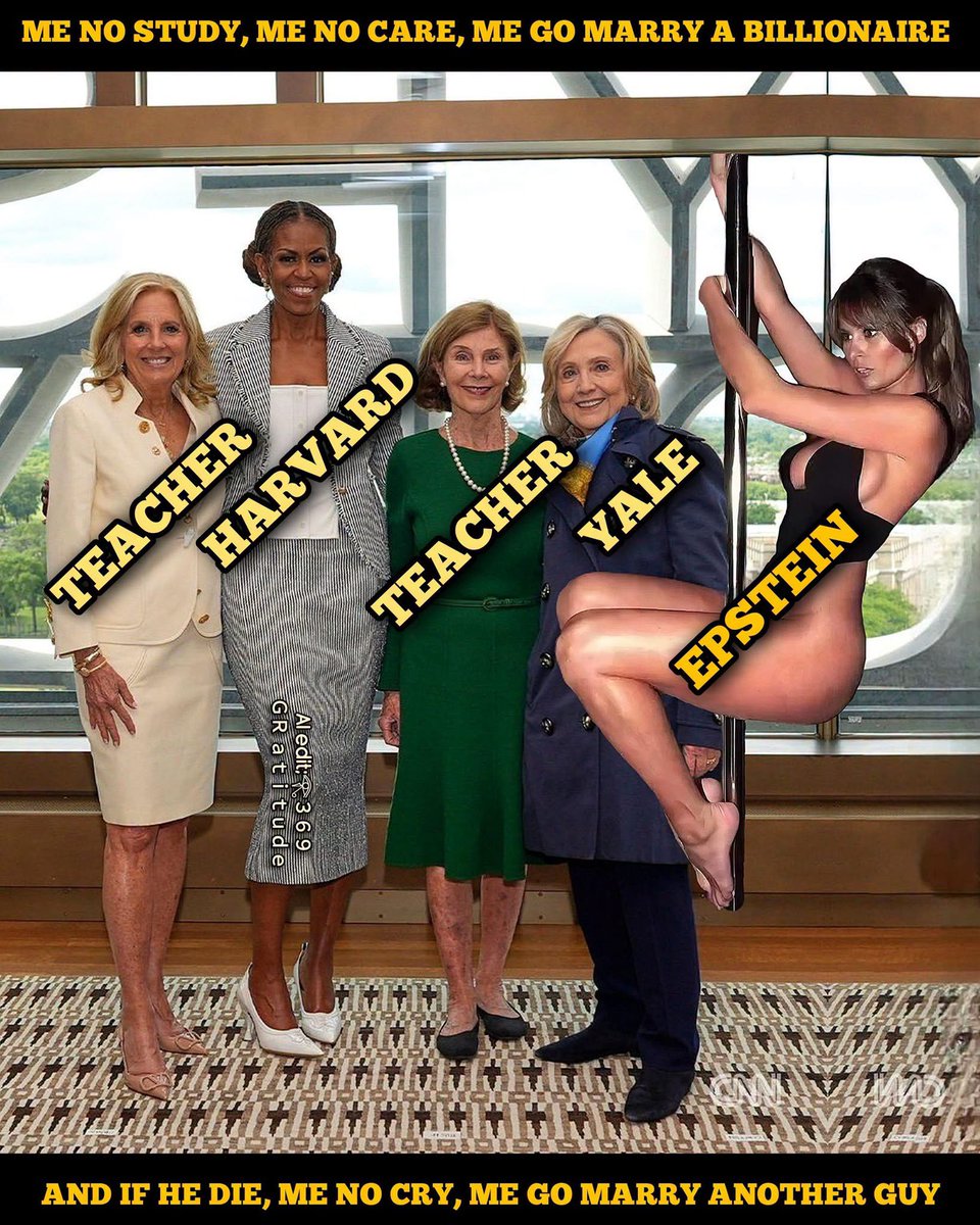 ajalexander944's tweet photo. The US First Ladies and the Epstein "FIST" Lady. https://t.co/CYDF4ombrU