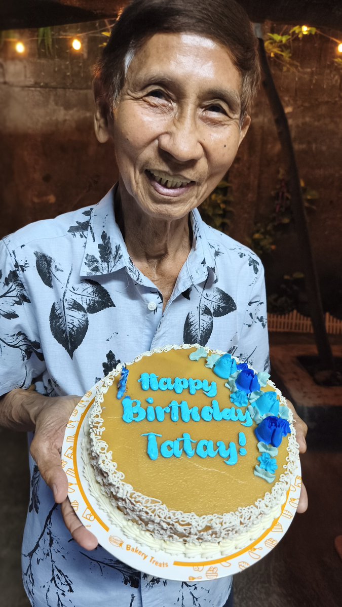 DecentShane's tweet photo. Off to sleep now. Happy 79th birthday to my beloved Tatay.
We love you! https://t.co/K60g6HEiNN