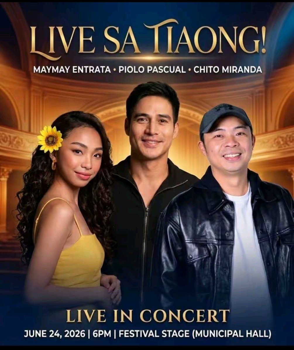 crlbnl650718's tweet photo. #MaymayEntrata
@maymayentrata07 kasama c piolo at chito miranda. https://t.co/n5e9igoJQr