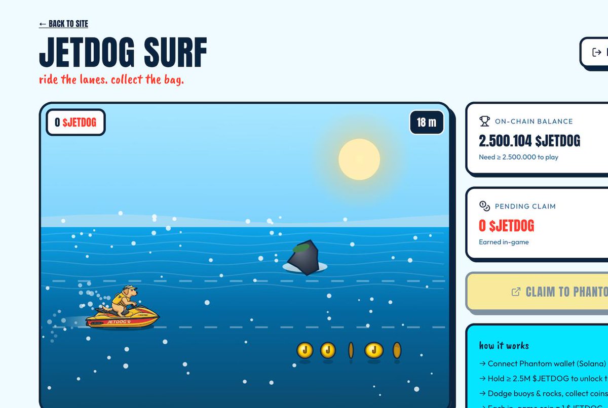JETDOGTOKEN's tweet photo. The wait is finally over! 🚀 The official $JETDOG Game launches TOMORROW. Get ready for the big day! 🐾🎮 #Solana GAMING SEASON‼️‼️‼️

 #JetDog #CryptoGaming #Web3 #Meme #game https://t.co/jLwR2YXjWG