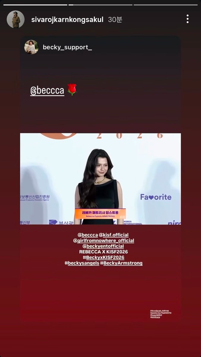 Madness78654's tweet photo. "Becky🌹🌹🌹"
Sivaroj Kongsakul, the director of Girl From Nowhere: The Reset Episode 4, shared the news of Becky's Rising Star win at the Global OTT Awards 2026

REBECCA X KISF2026
#BeckyxKISF2026
#GlobalOTTAwards #KISF2026
#Beckysangels #BeckyArmstrong https://t.co/sF9UbBWrIX