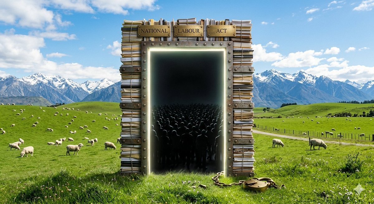 VoteSovereign's tweet photo. National, Labour, and ACT are building a portal to the 3rd world

National
🌀Cut residence work requirement from 3 to 2 years, matching the post-graduation work visa for bachelor's degrees.
🌀Two new residence pathways launching in August - which FTA 'Specialists' will conveniently qualify for after as little as 24 months.
🌀Plans to double the RSE cap to 38,000 by 2028
🌀Removed NZQA qualification checks for many Indian degrees
🌀Increased student work hours from 20 to 25/week

National + ACT + Labour
🌀Voting in September to pass the India FTA
🌀Uncappable Specialist visas with no limit on partners and children
🌀Uncappable student visas

National + ACT
🌀Removed the AEWV median wage for work visas so employers can import at minimum wage
🌀RSE seasonal worker cap raised to 20,750