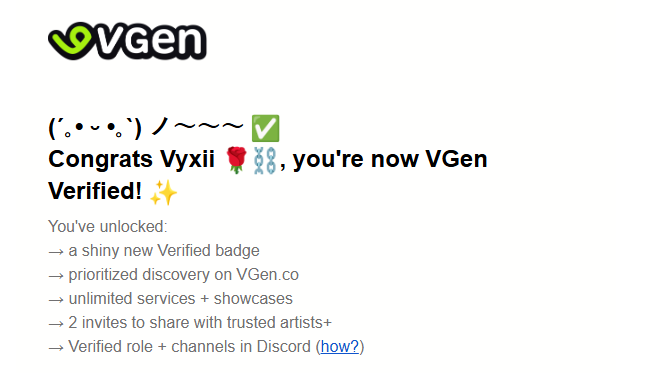 VyxiiVT's tweet photo. I GOT VERIFIED ON VGEN! 🥳 https://t.co/jCYkXqMK0r