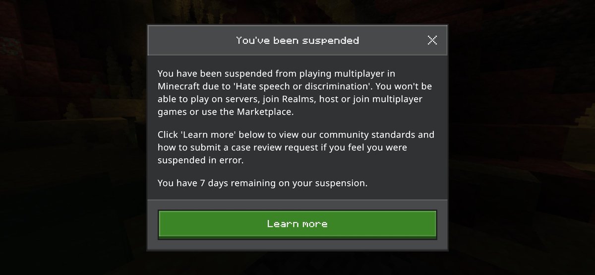ibxtoycat's tweet photo. Fun fact, I have just been banned from playing my survival world for 1 week. https://t.co/eM5xEJQzwU