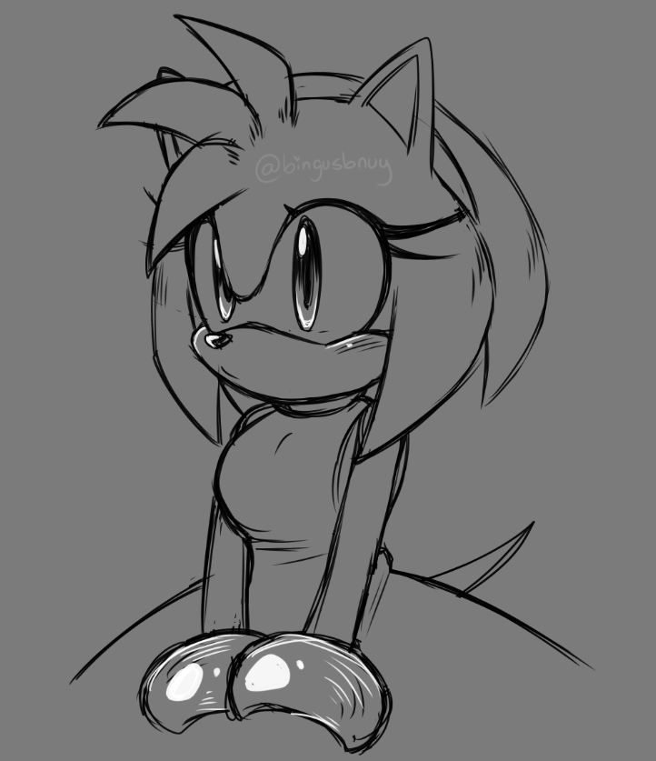 bingusbnuy's tweet photo. amy rose doodle happy sonic adventure 2 day!! https://t.co/BQEU7i2U1w