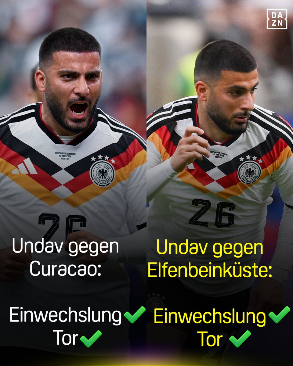 DAZN_DE's tweet photo. Sichere Bank einfach

Alle #WM-Highlights seht Ihr nach Abpfiff auf DAZN 🏆 #WorldCup #WM2026 #GERIVO https://t.co/Q47J6oObBt