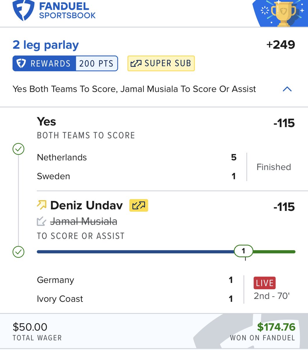 ray62774's tweet photo. Added just this one to my parlay. #Worldcup2026 #Parlays https://t.co/sxbHdUDNsL
