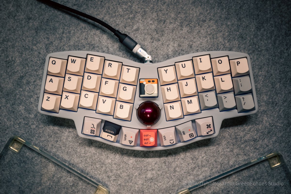 Keyboard:cocot38mini v2 Trackball:Elecom HUGE PLUS #本日の