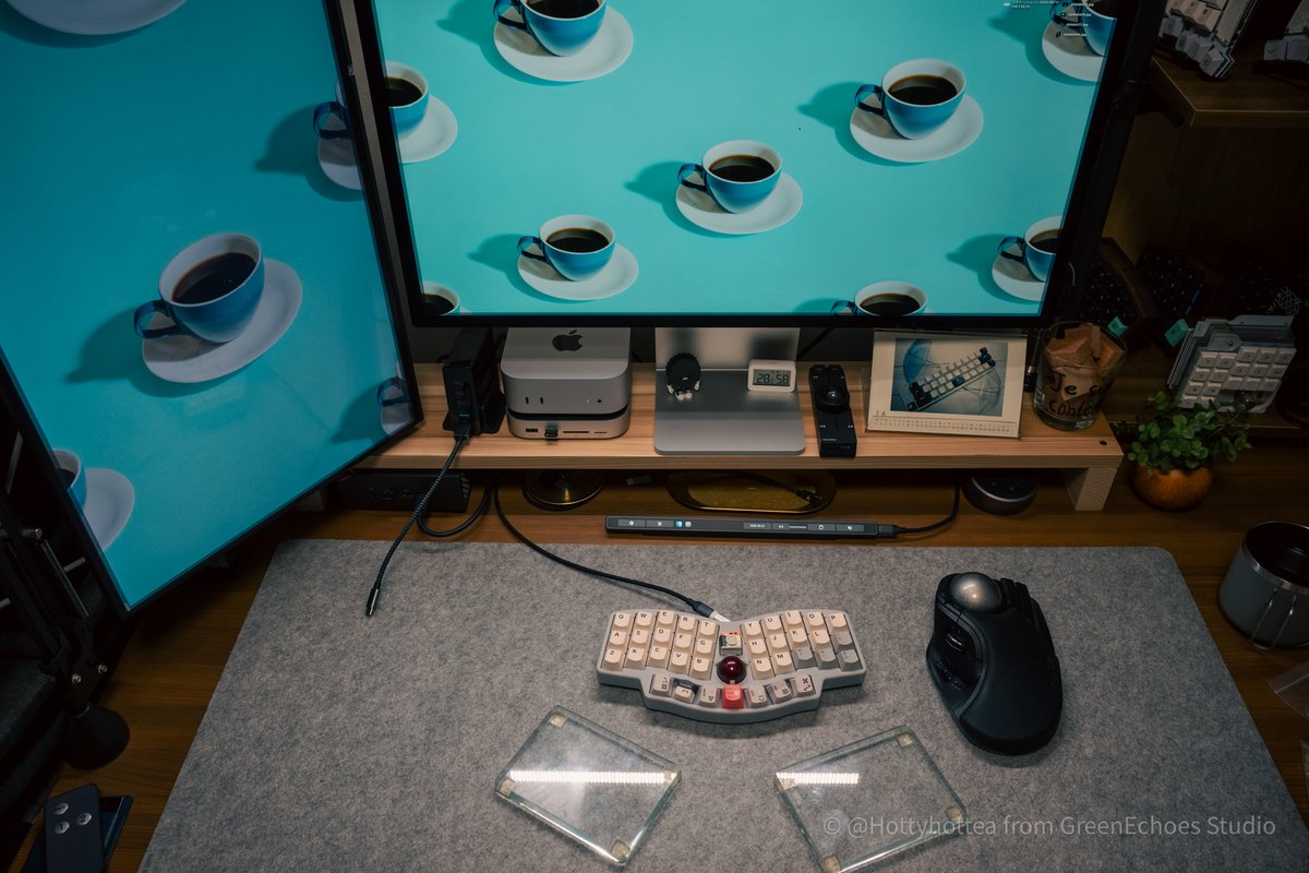 Keyboard:cocot38mini v2 Trackball:Elecom HUGE PLUS #本日の