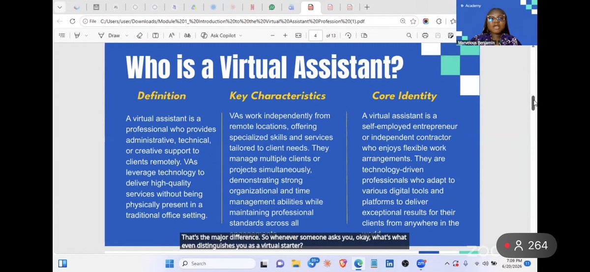 odeyprincessa's tweet photo. Learning. Growing. Building. ✨
Today’s VA class focused on identifying skills, researching potential clients, and understanding remote work opportunities.
One step at a time. 💻🤍@TechSphereAcad 
#VirtualAssistant #LearningJourney https://t.co/aSzNA3BLwh