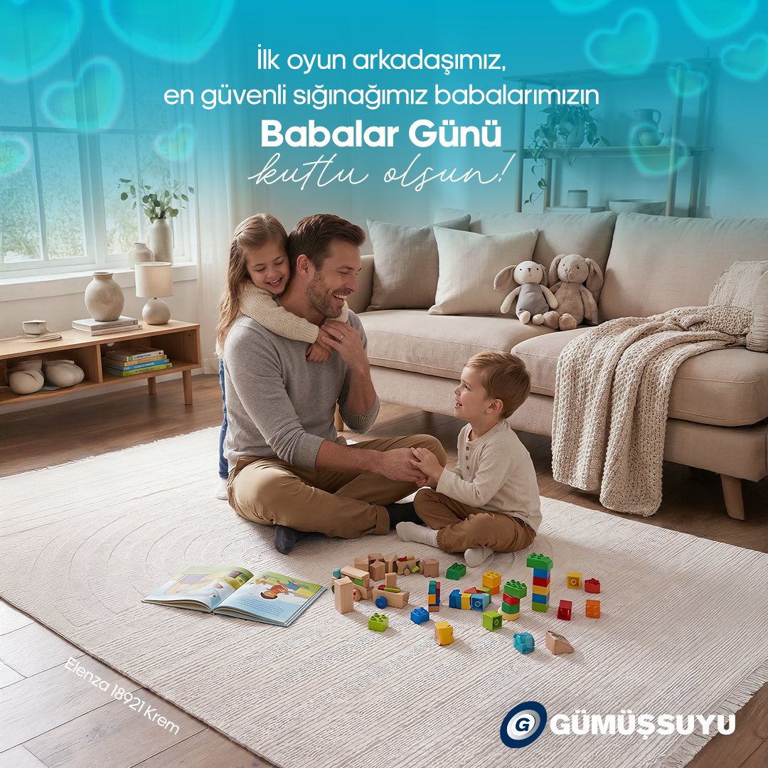 gumussuyu_hali's tweet photo. İlk oyun arkadaşımız, en güvenli sığınağımız babalarımızın Babalar Günü kutlu olsun. 💙

#GümüşsuyuHalı #Gümüşsuyu https://t.co/G29cTO5u8w