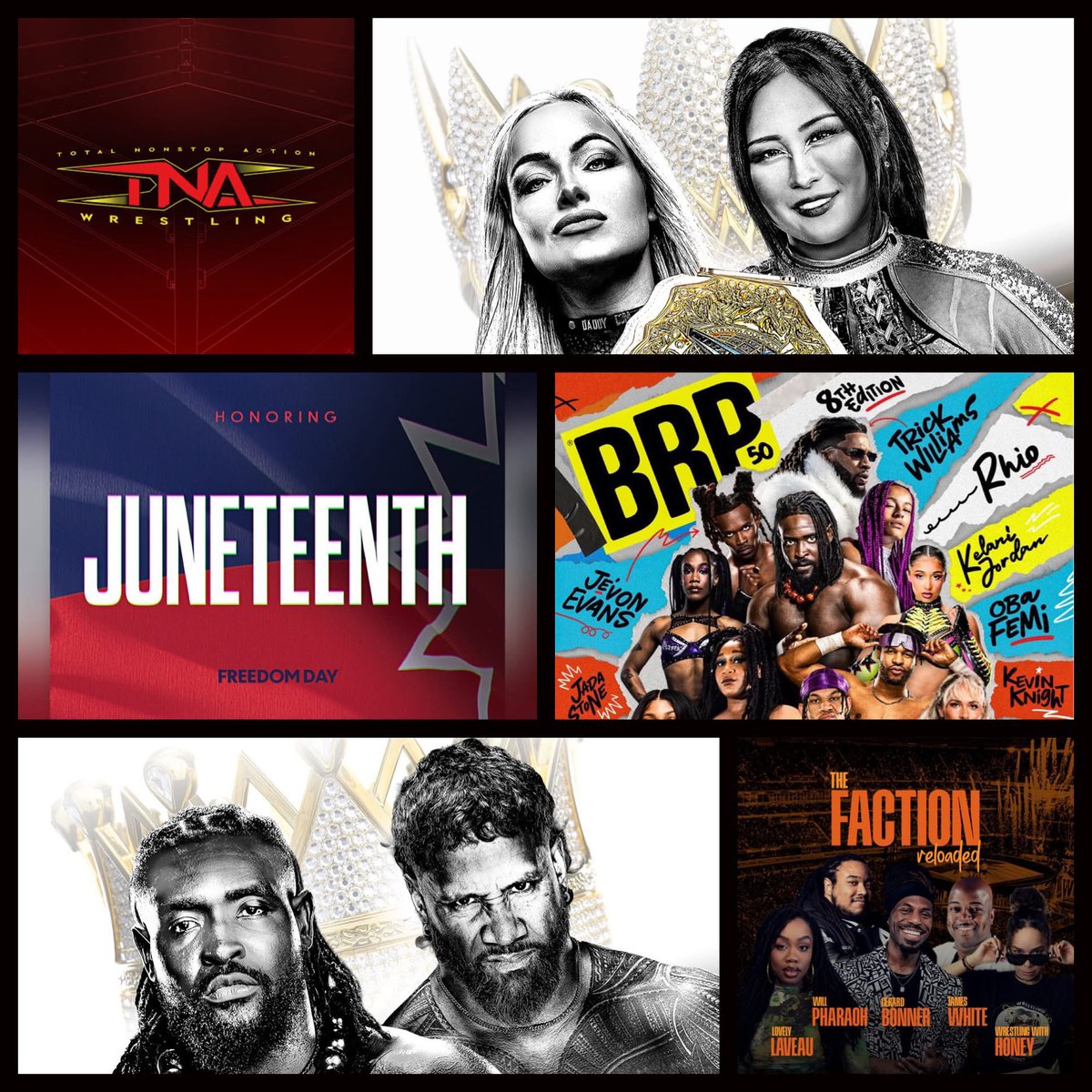 ItsLovelyLaveau's tweet photo. Join The Faction Reloaded today at 6pm EST as we discuss the 8th Annual #BRP50, breaking TNA news, the King and Queen of the Ring finals and acknowledgement or lack thereof when it comes to holidays or celebrations in wrestling 

https://t.co/IXyWtP66Qj https://t.co/jKKXmOsK86