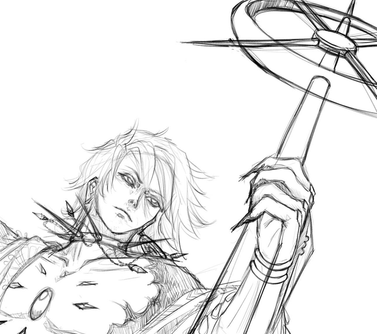 bunnycape's tweet photo. WIP

#FateGrandOder 
#FGO
#Karna https://t.co/sGaeYM0GXq