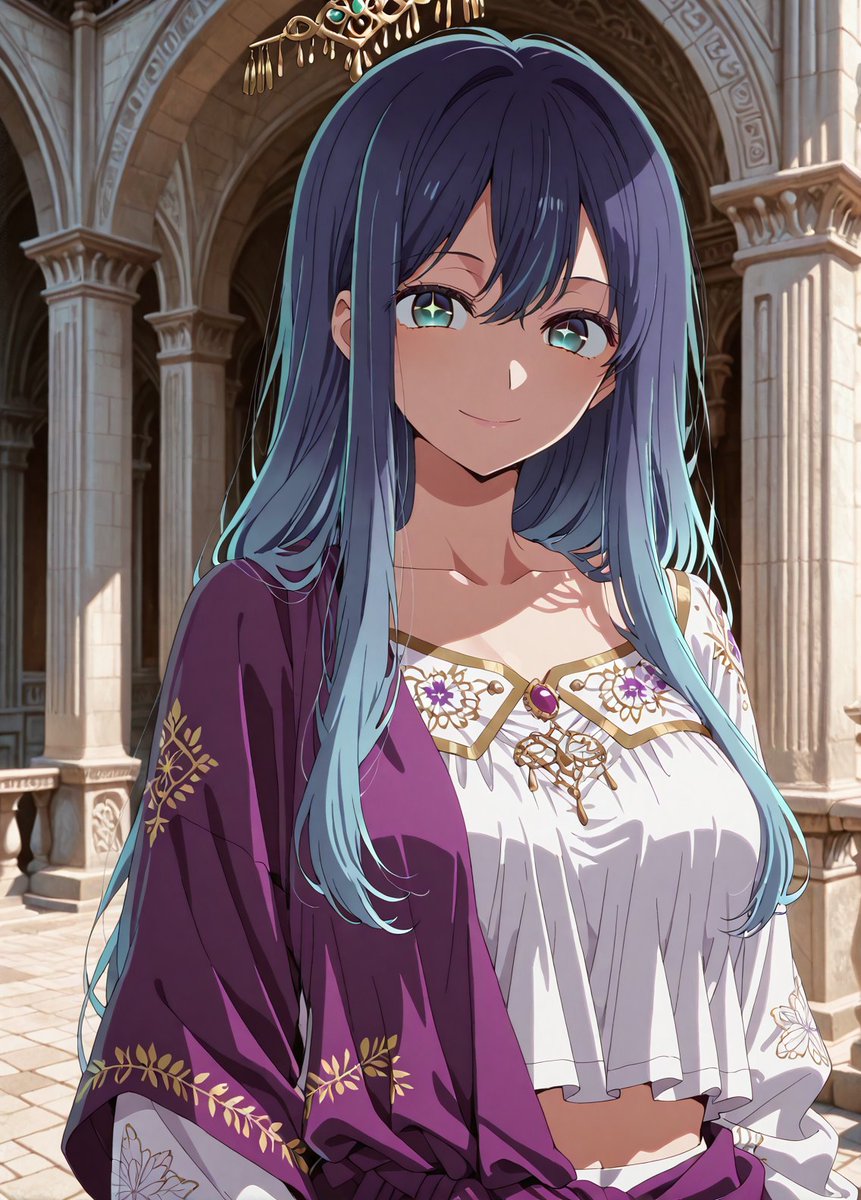 インドの風」黒川あかねちゃん SFW Illustration. No nudity or