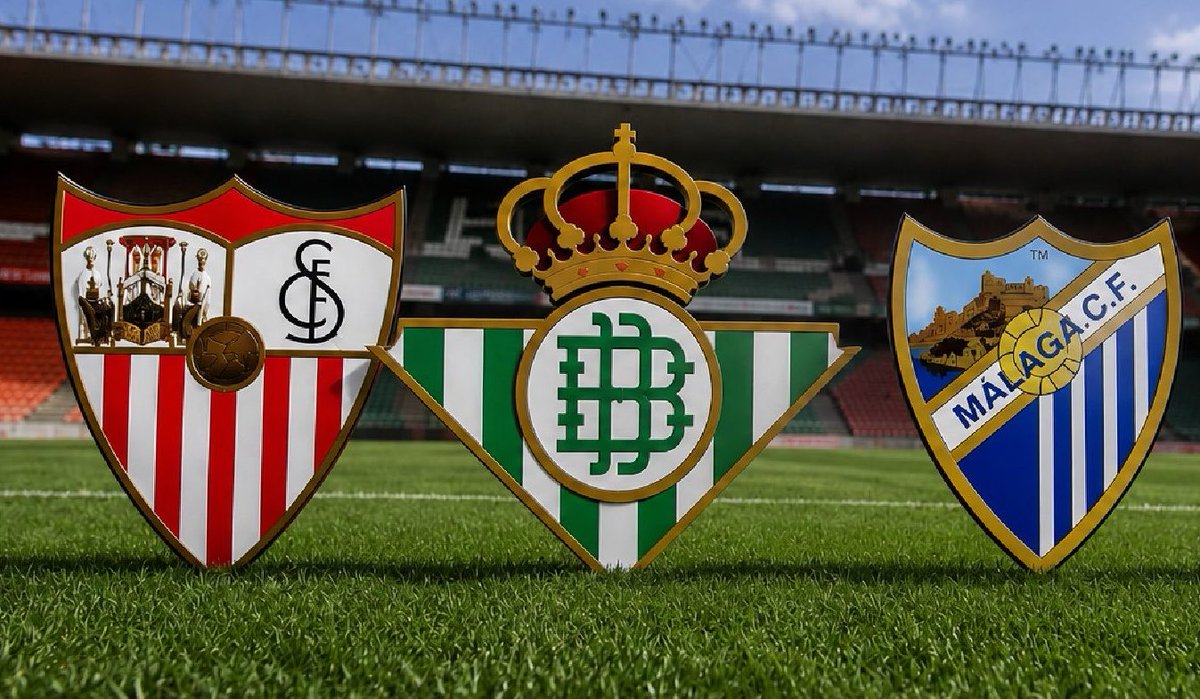 GonzaloTortosa's tweet photo. 🚨🔵⚪️ ¡El Málaga vuelve a primera división 8 años después!

❗️Tendremos 3 EQUIPOS ANDALUCES la temporada que viene en La Liga.

Sevilla FC, Real Betis y Málaga CF. https://t.co/Kd9DbIryEU