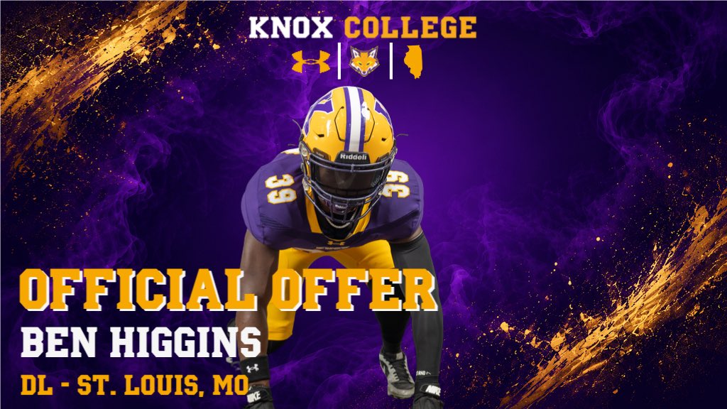 BENJAMINH714's tweet photo. After a great conversation with
@FBCoachATaylor I'm blessed to receive an offer from Knox College!
#AGTG
@FB_KnoxCollege @CoachPoe1914 @JHMerrittr
@JPRockMO @DeSmetFB https://t.co/2qJhgGGaT2