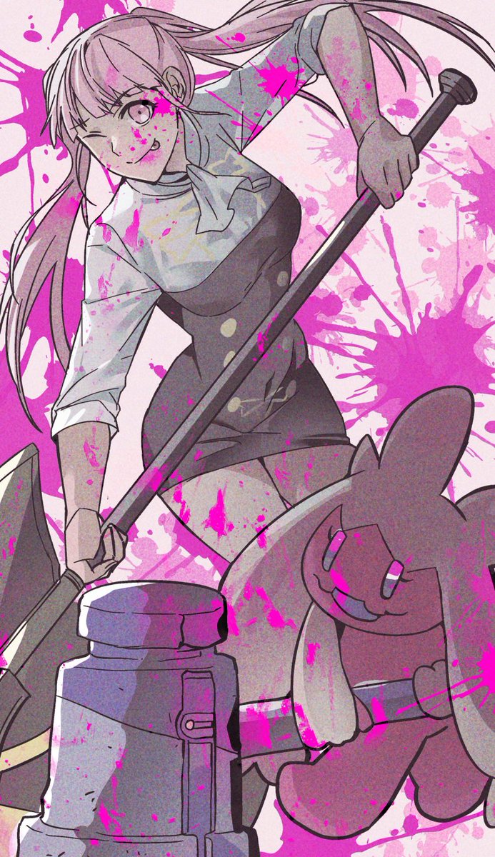 SmashingFairy's tweet photo. "Hehe, I can handle bigger weapons you know~ Don't believe me? Well, you're more than welcome to test it out~ But be careful...

I might get a little obsessed~" https://t.co/kfjbAQh2Tp