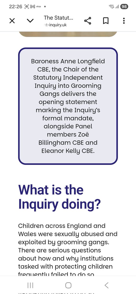 julia59664's tweet photo. @RupertLowe10 @Asmongold Have you given a copy to Baroness Anne Longfield's Statutory Inquiry?  The Inquiry you must have know was going to take place. The government Inquiry which will be a legal document the findings which can be acted upon,  unlike your private Inquiry. https://t.co/AMAVgQpJFy