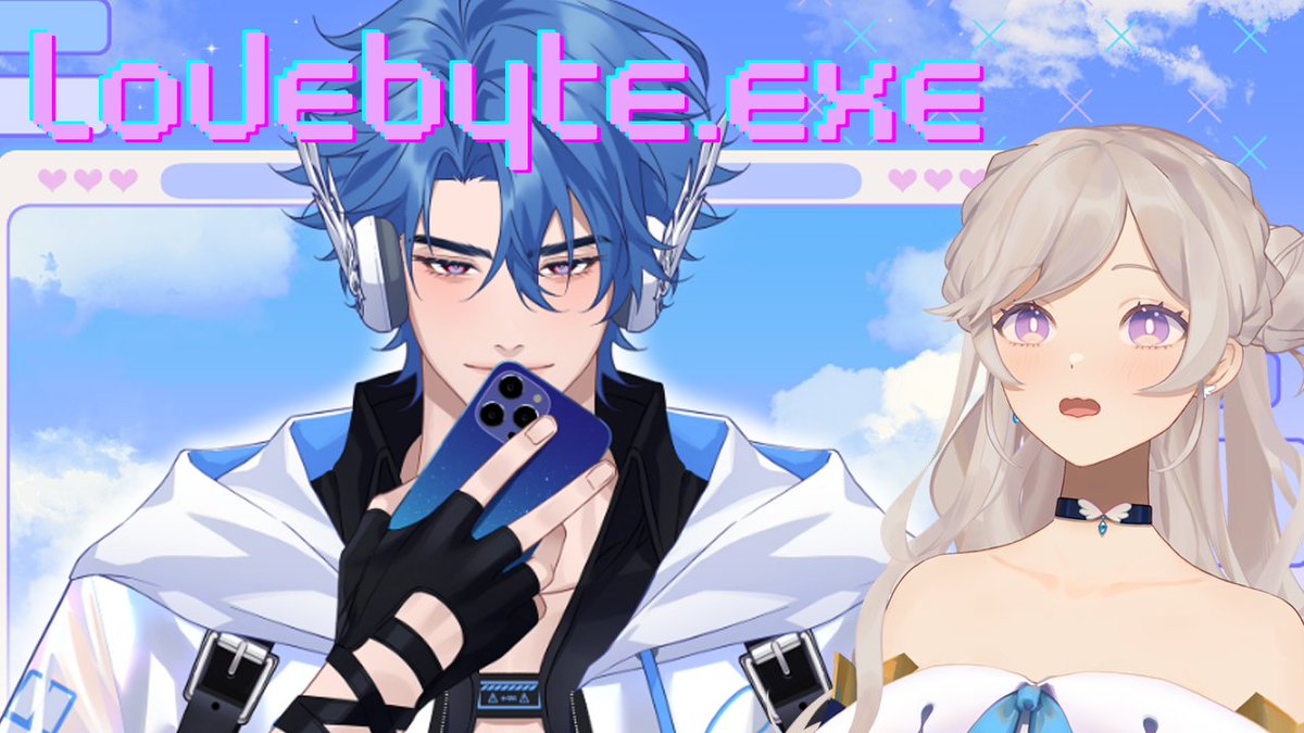 hiyumiNAO's tweet photo. NAOhayo!
Today in 2~ish hours I'll be trying out a new otome game called #lovebyte by @nochistudios!!
I wonder who will be my new oshi...?! ๐ณ https://t.co/NuLcuSYf0Y