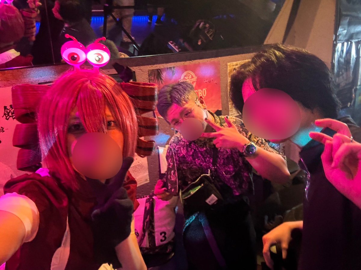 Cosmos_JUNJUN's tweet photo. #俺たちなりのR

メンヘラ三銃士で参戦🔪
めちゃ楽しかった！

この後アニトト行きます https://t.co/uPDkGTMtyA