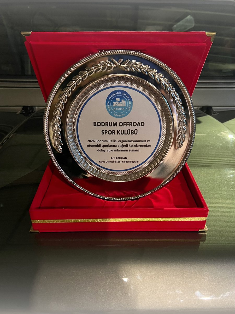 offroadbodrum's tweet photo. Ağırlamaktan mutluluk duyduğumuz Karya Otomobil Spor Kulübü ekibine nazik ziyaretleri ve anlamlı plaketleri için teşekkür ederiz.

Dayanışmanın verdiği güç ile daha nice organizasyonlara imza atma dileği ile…

#bodrum #offroad #rally #otomobilsporları #plaket https://t.co/yUdcM6kreQ
