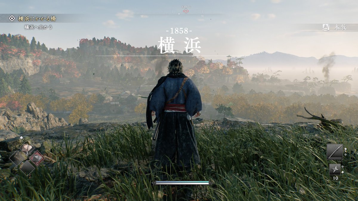 mintmdmdmdmd's tweet photo. やりたいゲーム見つからないんでRonin2周目、宵闇でやることにした！仁王にはないタイムスリップした感じが◎今回は佐幕派でやってみる☺️
#ライズオブザローニン https://t.co/eYRXCYaE5R