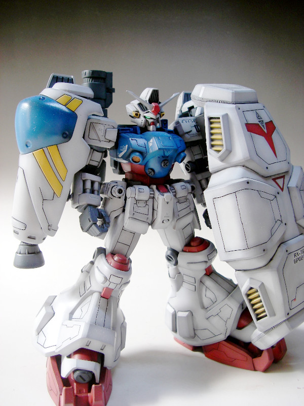 plamo_1's tweet photo. 前にMGのディテールを参考に作った
ABSお化けのGP02Aサイサリスですw😁
#HGUC
#GP02A https://t.co/Xf3JM8z2vL