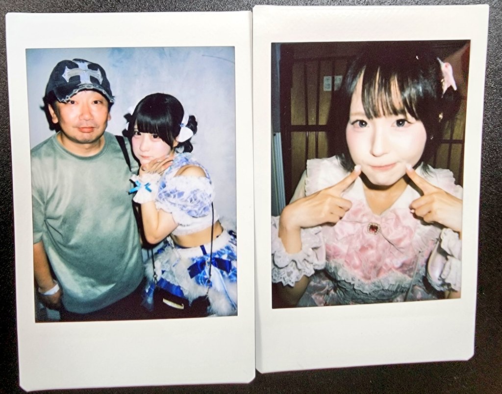 icchakuno's tweet photo. Dt.BLT行ってきた✨
シャムニパレード、ぜろすた、AQA、スタナイ、Cosmoslay見てきた😊
久々Cosmoslay髪型かわってた(笑)やっぱり曲👍AQA見れて😊
#Cosmoslay #みのり #千晶
#AQA
#ぜろすた #小粒いくら https://t.co/Dq4SU3DglE