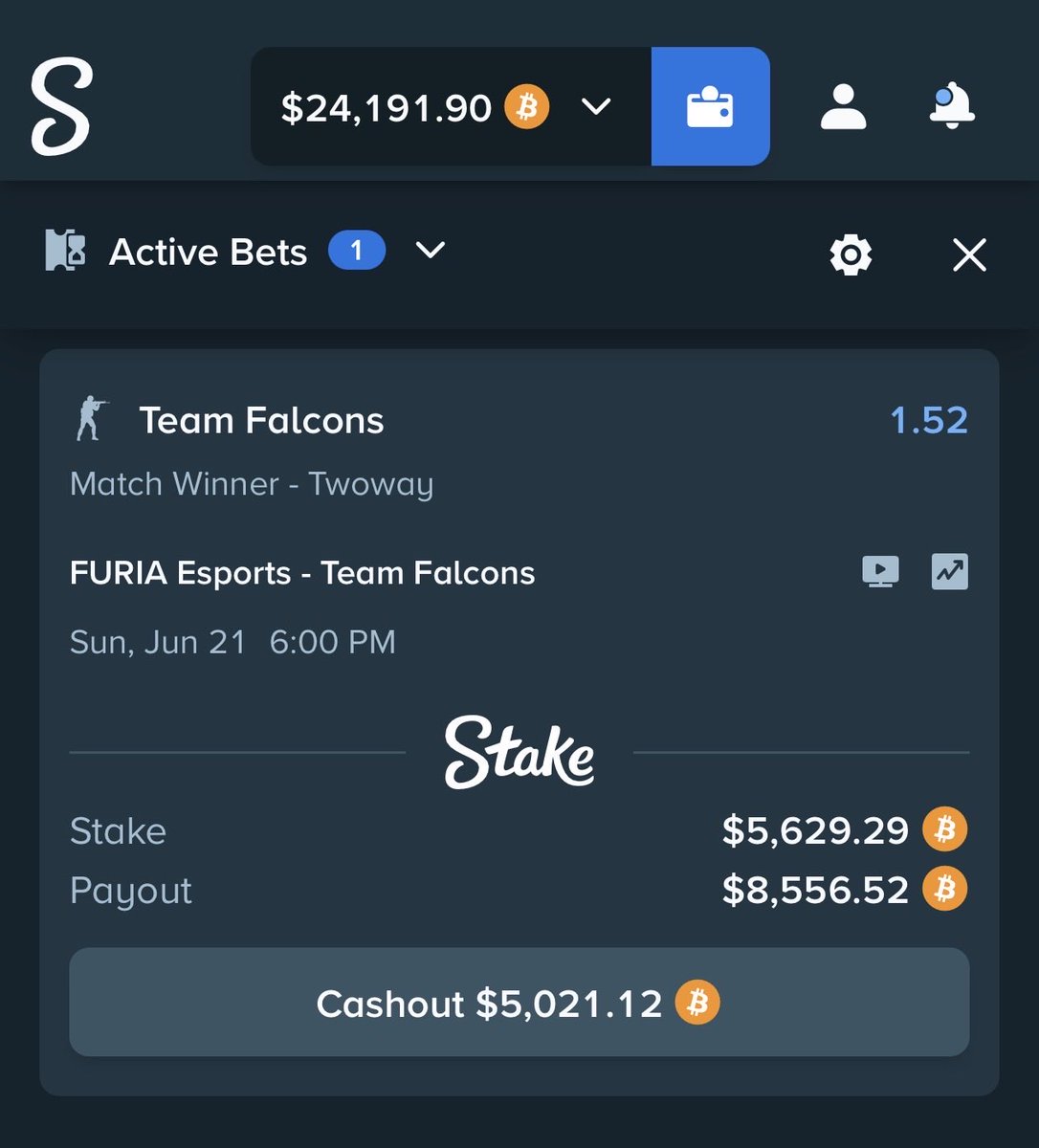 SketchyGamble's tweet photo. It’s time for Falcons to take the victory in the #IEM Cologne Major Final.

$250 giveaway — paid in Stake Tips

       Follow me, RT
👇 Drop your Stake username👇 https://t.co/RtDBN9PAf5