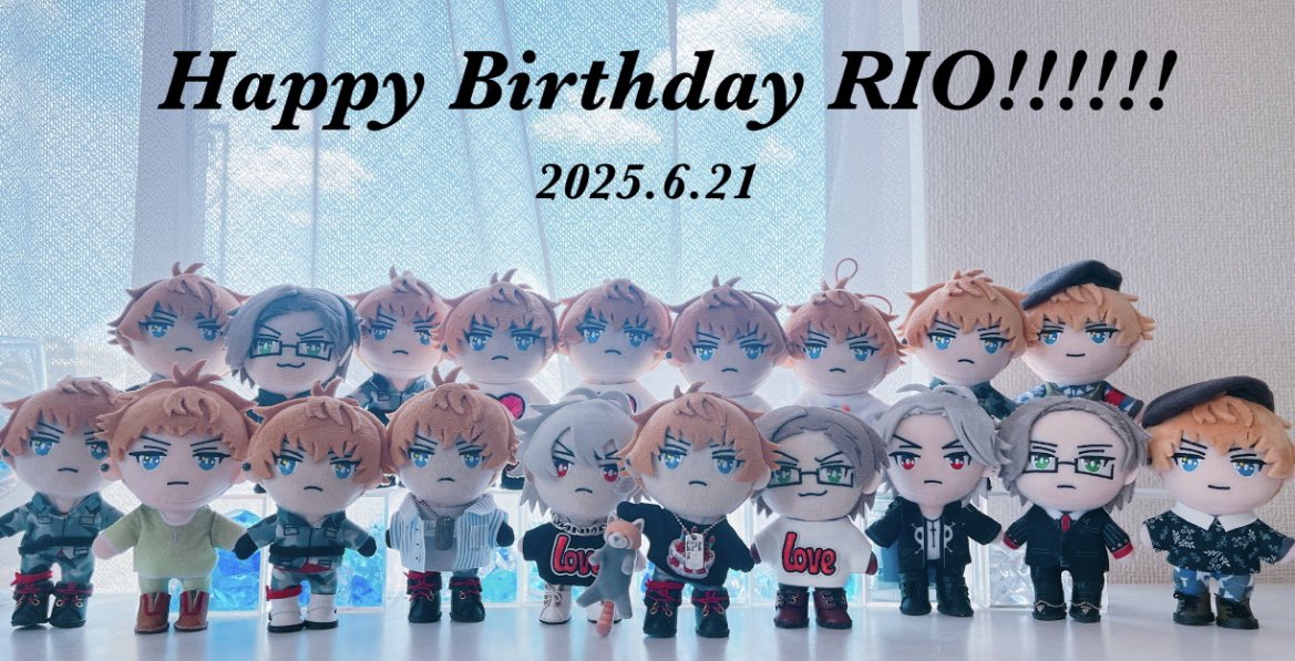 suuu_rio's tweet photo. 🐦お誕生日おめでとう㊗️‼︎
なのに新しく写真が撮れなくてごめん😫

今日はこれから娘、総体５位決めでﾃﾞｯｶｲ体.育館のｻ.ﾌﾞｱ.ﾘｰﾅへ行ってきます💨

かわいくてかっこよくて
でっかくてﾜﾝｺで
軍人で上目遣いする
🐦が大好きです‼︎‼︎

再掲🙏

#毒島メイソン理鶯誕生祭2026
#すーぬい https://t.co/qbRws6kc0K