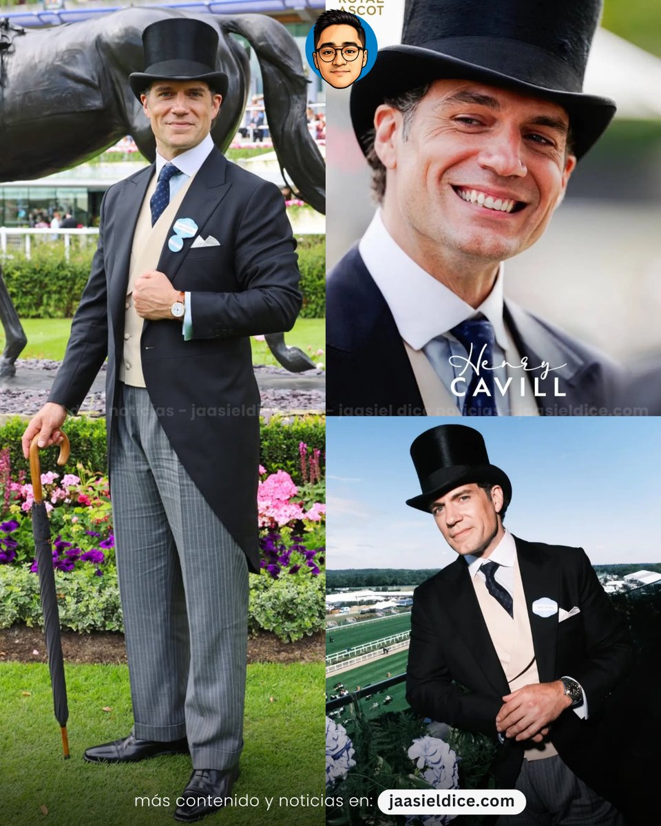 Jaasiel_Dice's tweet photo. ⌚️🐎 Henry Cavill fue una de las celebridades que más llamó la atención durante Royal Ascot 2026, uno de los eventos hípicos más prestigiosos del Reino Unido.

El actor británico asistió como embajador de la firma Longines y cumplió con el tradicional código de vestimenta de la exclusiva Royal Enclosure. Sin embargo, lo que realmente despertó el interés de los asistentes fue el reloj histórico que llevaba en la muñeca: una pieza de museo fabricada en 1926.

El detalle no pasó desapercibido entre los aficionados a la relojería y confirmó una vez más el gusto de Cavill por la elegancia clásica. ✨