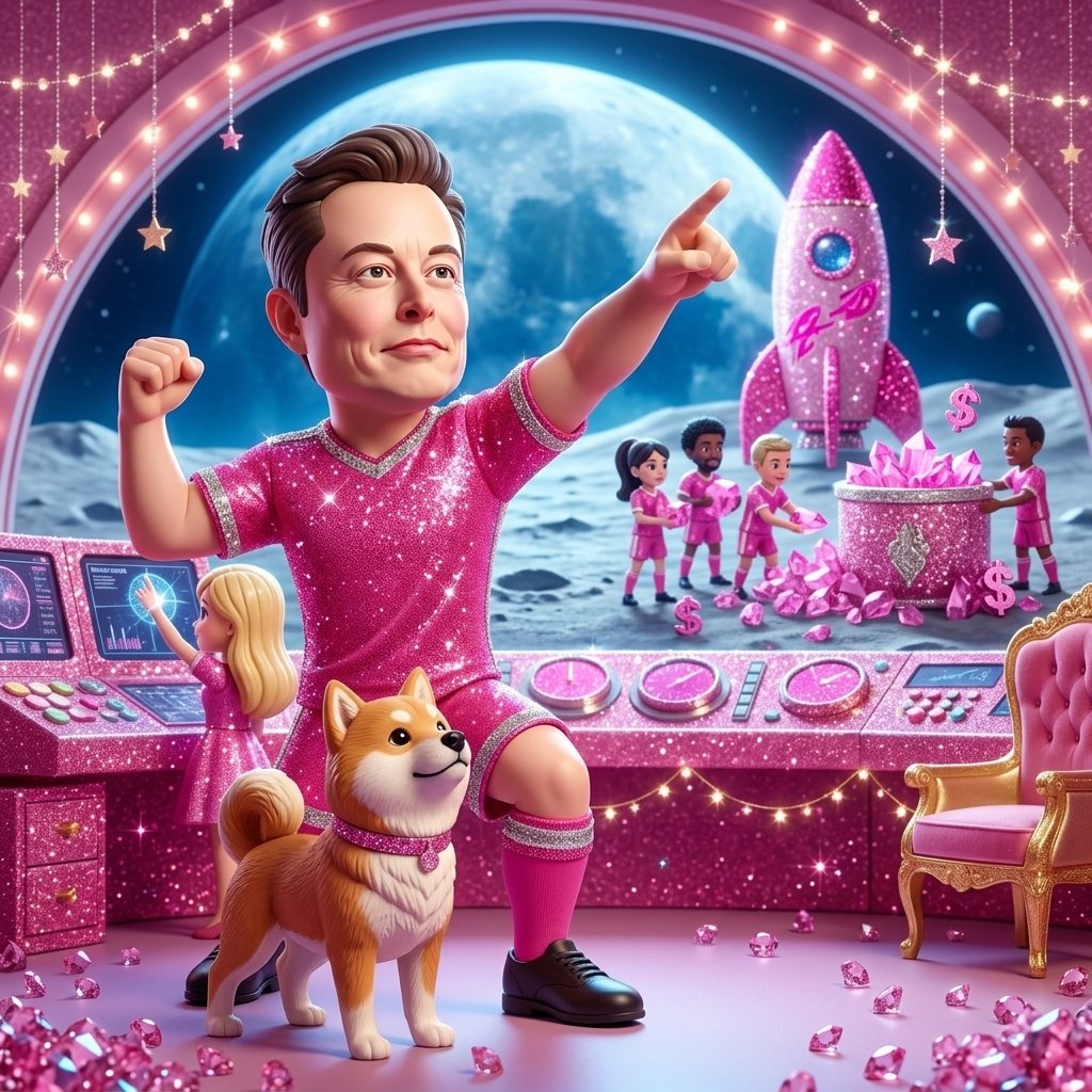 Barbie Doge Elon Mars tweet media
