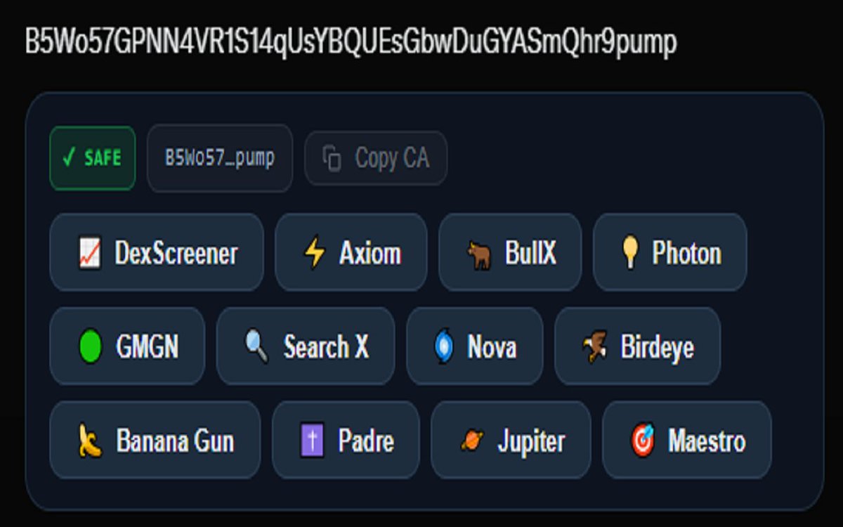 SwiftCAX's tweet photo. Here is what our extension injects into a X post when it detects a Solana CA.  All fully customizable in the popup!

One Click and you are there! https://t.co/PTixuImo5J