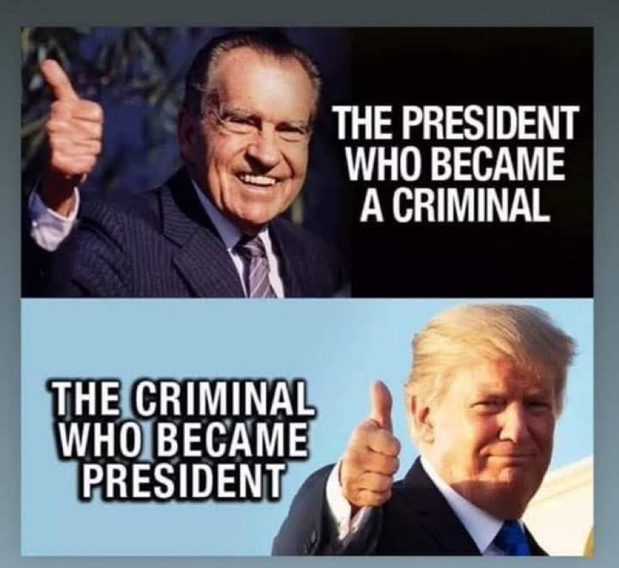 actualiteitjunk's tweet photo. #Trump #Nixon #criminal #president... https://t.co/n4fSYmGGfJ