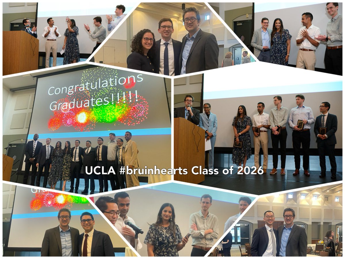 datsunian's tweet photo. Another 🔥 #bruinhearts @uclaCVfellows class 👩‍🎓 👨‍🎓, ready to make their mark on the world

🙏 to PD leaders @kewatson @netta_doc @arafiqmd1 #armandomartinez &amp; our amazing Chiefs

🥳 to @PeterHannaMD (Mentor of year) &amp; #srikrishnan (Teacher of year) 4 your passion &amp; dedication! https://t.co/CvJGnncIMc