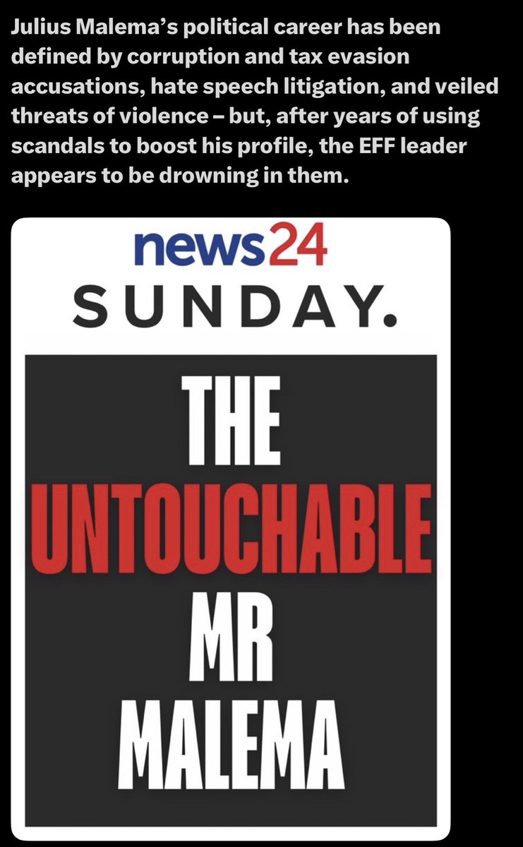 kimheller3's tweet photo. The media is invested in the upcoming election 

Julius Malema - EFF President is the target https://t.co/N9jPFQDnj1