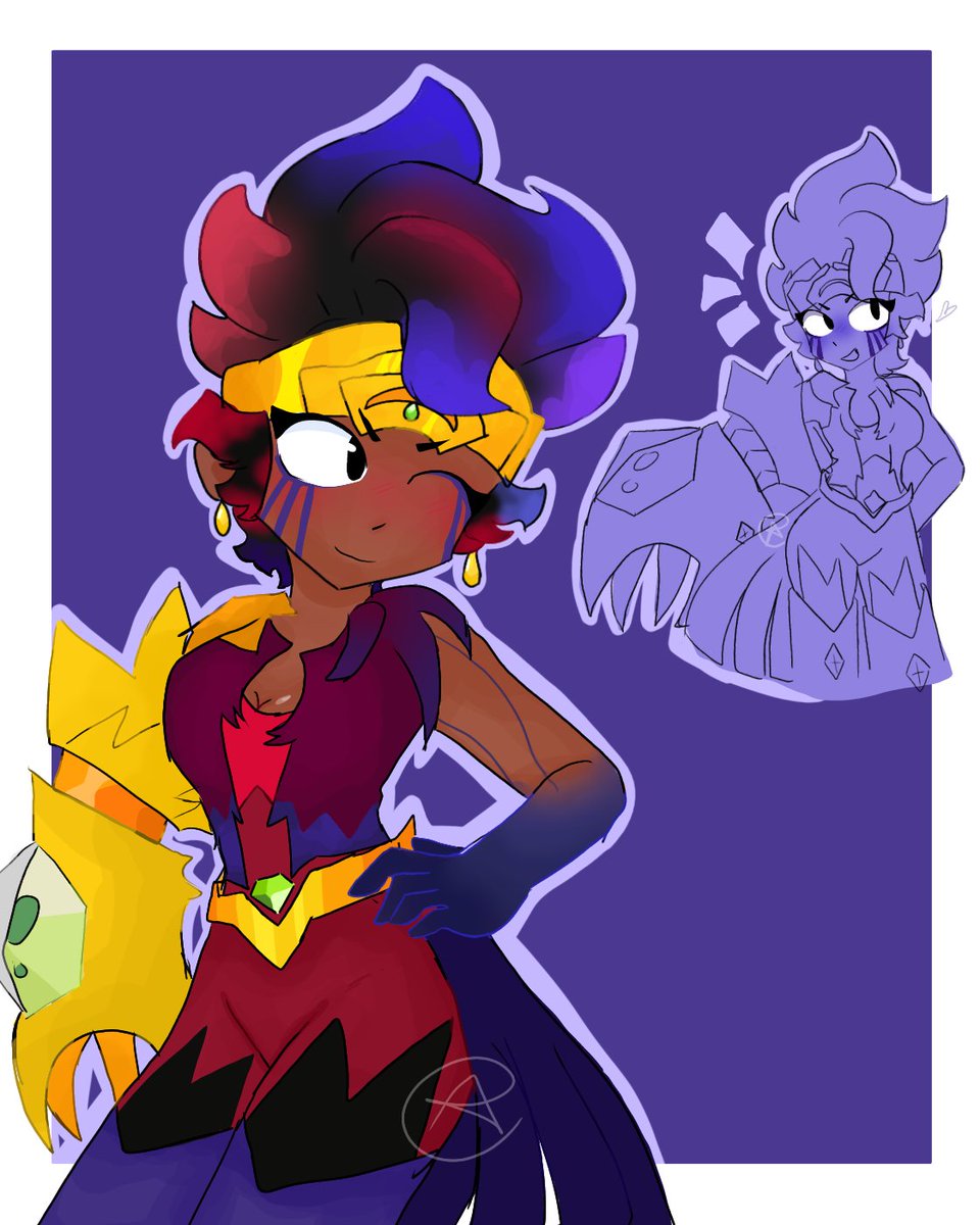 Ainhoaa_XD's tweet photo. Art Trade con: ∘@Lory_SG∘ 😌
Void Maisie! 🫶
#MaisieBrawlStarsFanart #MaisieBrawlStars #VoidMaisie https://t.co/EoprKLp9W1