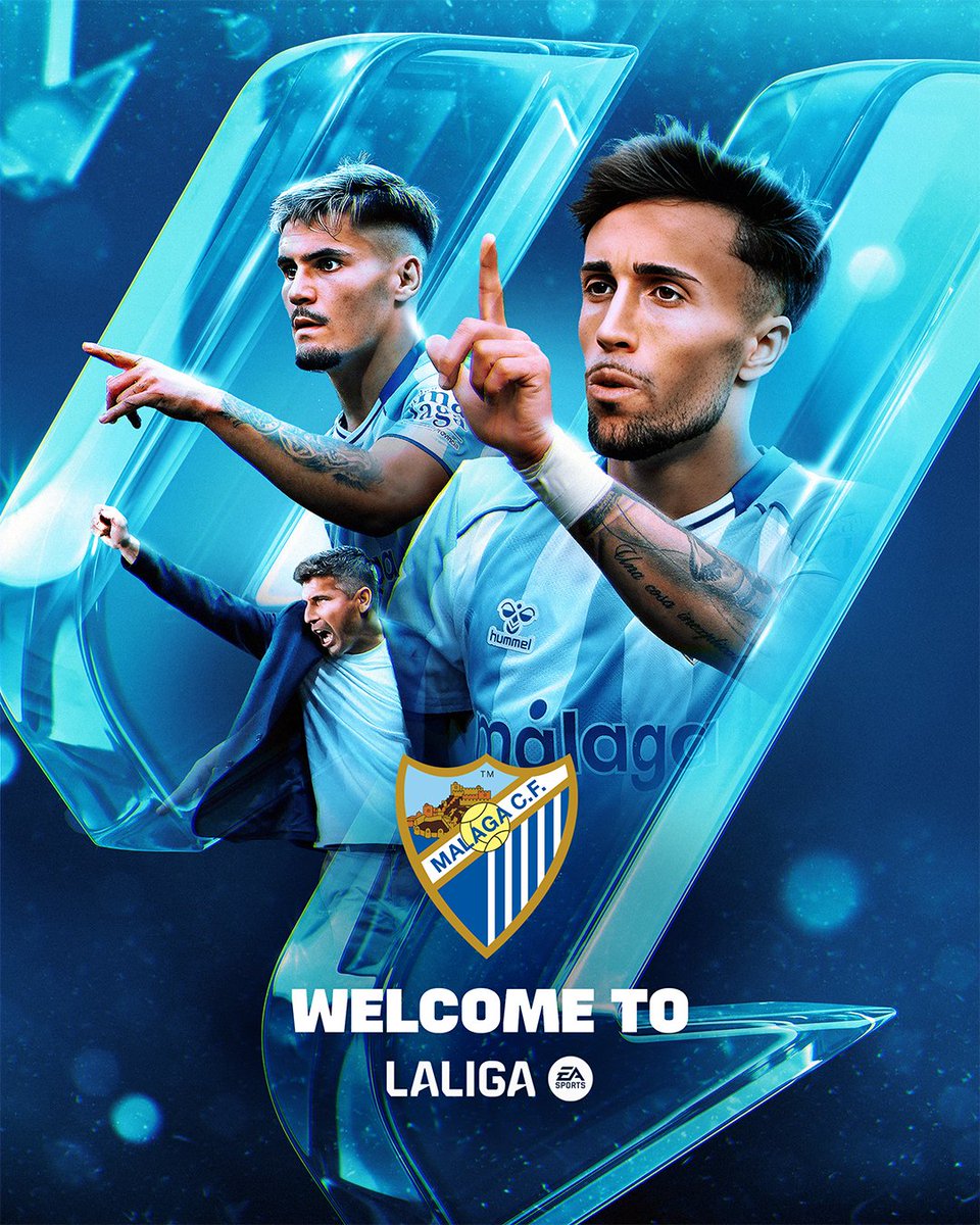 LaLiga2's tweet photo. ✨ Una afición que nunca dejó de creer. Un club que nunca dejó de luchar.

💙 ¡El @MalagaCF regresa a #LALIGAEASPORTS!

#DESENLACELALIGA https://t.co/QVna0k0PUn