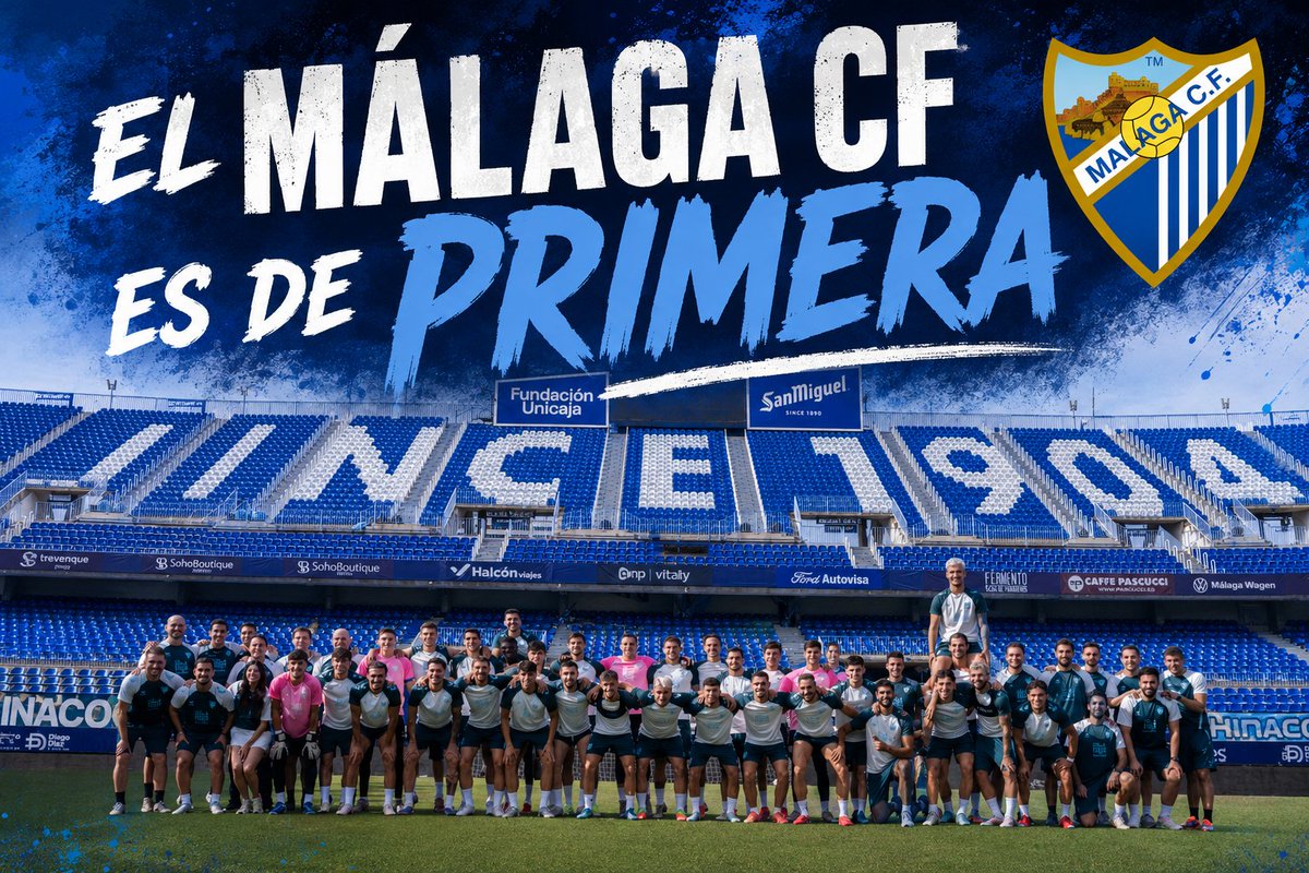 RojanoX's tweet photo. @MalagaCF @famadesa_ EL MÁLAGA CF ES DE PRIMERA. 💙🔥

Por historia. 💙🤍
Por afición. 💙🤍
Por sentimiento. 💙🤍

#MalagaCF #VamosMalaga https://t.co/HHlUklu6d8