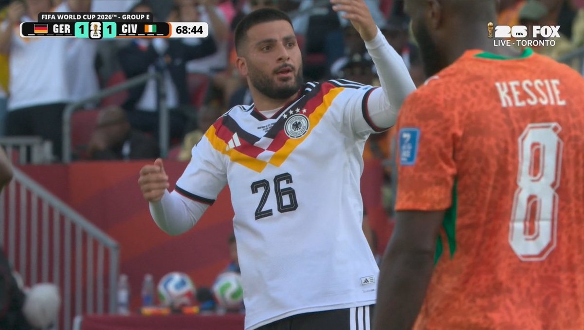 imron0175's tweet photo. GOAAAALLLL!!! ⚽️🔥🔥🔥
Germany 1-1 Ivory Coast! 🇩🇪💪
Never stopped believing! Now go and get the winner, boys! 🤩🙌 https://t.co/i4m7sgZesi