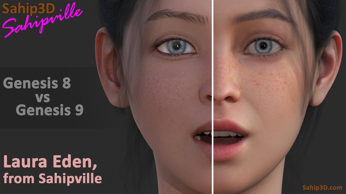 Sahip3D's tweet photo. A new era is coming!

After ages working with Genesis 8, I’m finally making the jump to Genesis 9!
I’ve built more than 70 characters for Sahipville and Space Slut, and most of them are getting a full rebuild from scratch.

Some I’ll keep pretty close to the current versions, but others are getting a total redesign.

The ones that change are changing because Genesis 9 lets me make their appearance match their personality way better.

Soon I’ll drop more details and some fresh renders of the new looks!

Thanks for your continued support! ❤︎ ❤︎ ❤︎
And don’t hesitate to reach out if you have any questions or suggestions.

https://t.co/jKOiuSmjCl | #Daz3D #3DCG #SubscribeStar