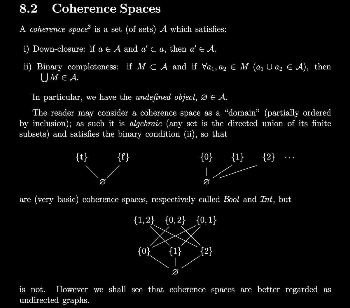 Coherent Way it took all the way until today that i finally grokked coherence spaces ...