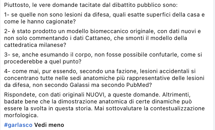 Prof_FMGalassi's tweet photo. Post lungo
LA DIMOSTRAZIONE BIOLOGICA PER STASI E PER SEMPIO: PARLIAMO DAVVERO DELLA STESSA LOGICA?  

#garlasco #biologia #prova #scienza https://t.co/YtZl6fipeS
