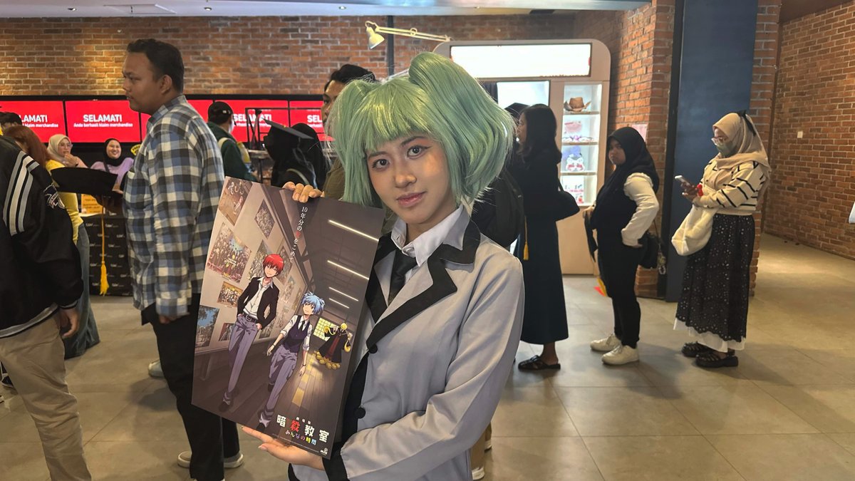 muse_indonesia's tweet photo. Assassination Classroom the Movie: Our Time Graduation Screening resmi berakhir kemarin.

SELAMAT ATAS KELULUSAN S2-NYA DI FAN SCREENING KEMARIN! 🥳🎓 https://t.co/OVcu9rsbqH