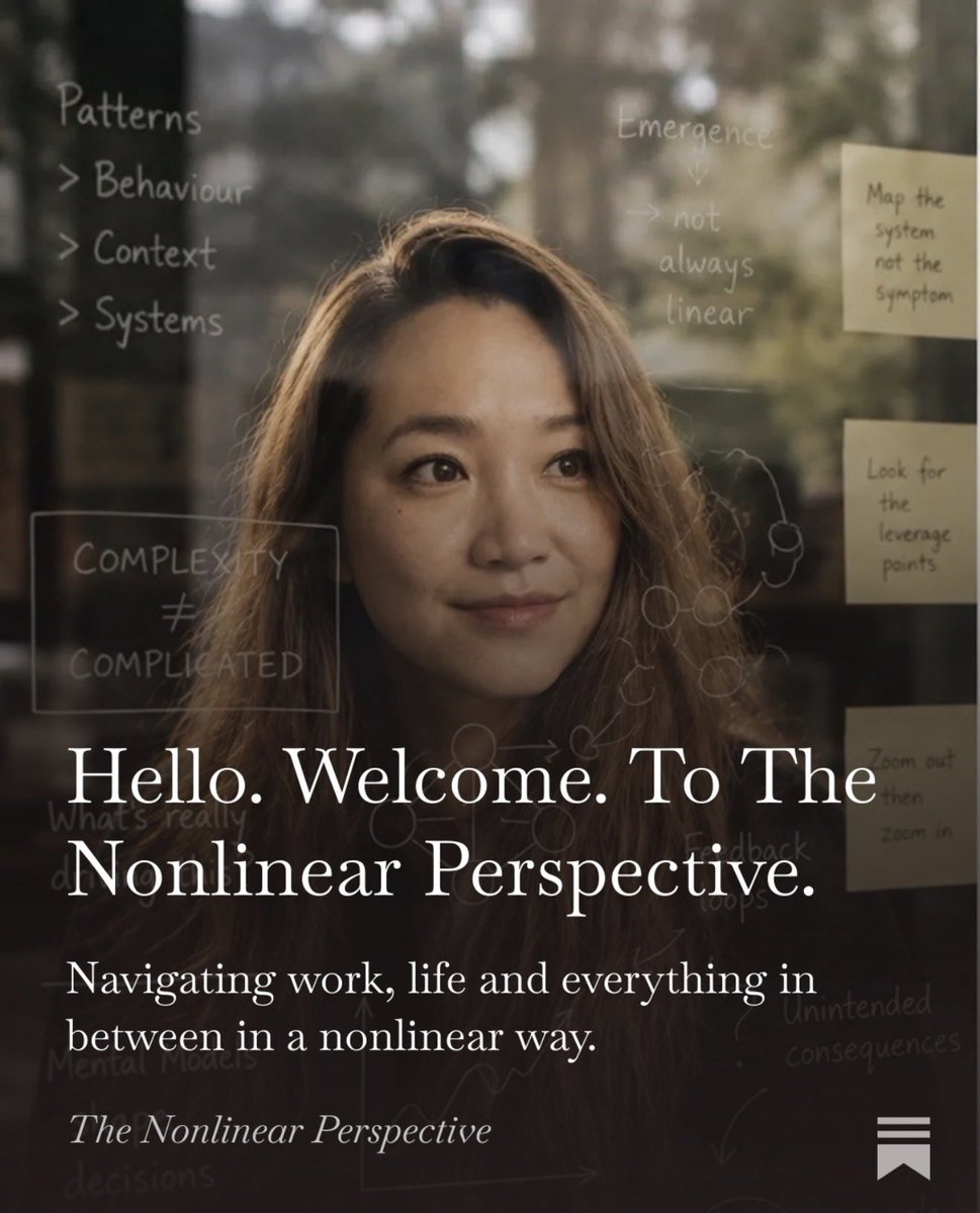 thaomiilee's tweet photo. I’ve started a @Substack ‘The Nonlinear Perspective,‘ where I’ll write about the everyday from a systems, culture and strategy perspective. Take a look.

#writing #writer #writerslife #systems #culture #strategy #thenonlinearperspective #nonlinearlife 

https://t.co/NS0z67gedQ https://t.co/Fp7rDARlYv