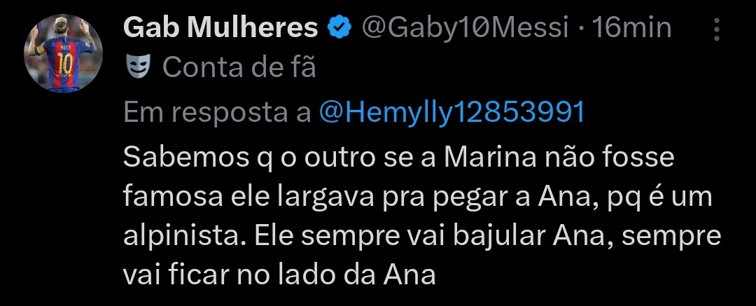 Maydaladygaga's tweet photo. Cada dia que passa elas conseguem ser mais escrotas. Se o Juliano quisesse engajamento ele viria aqui interagir com as julianas ou então postaria a porra da foto que com certeza eles tiraram ontem. Mas só uma do trio gosta de biscoitar e não é ele e nem a Ana Paula https://t.co/wJ1T1n6wNw