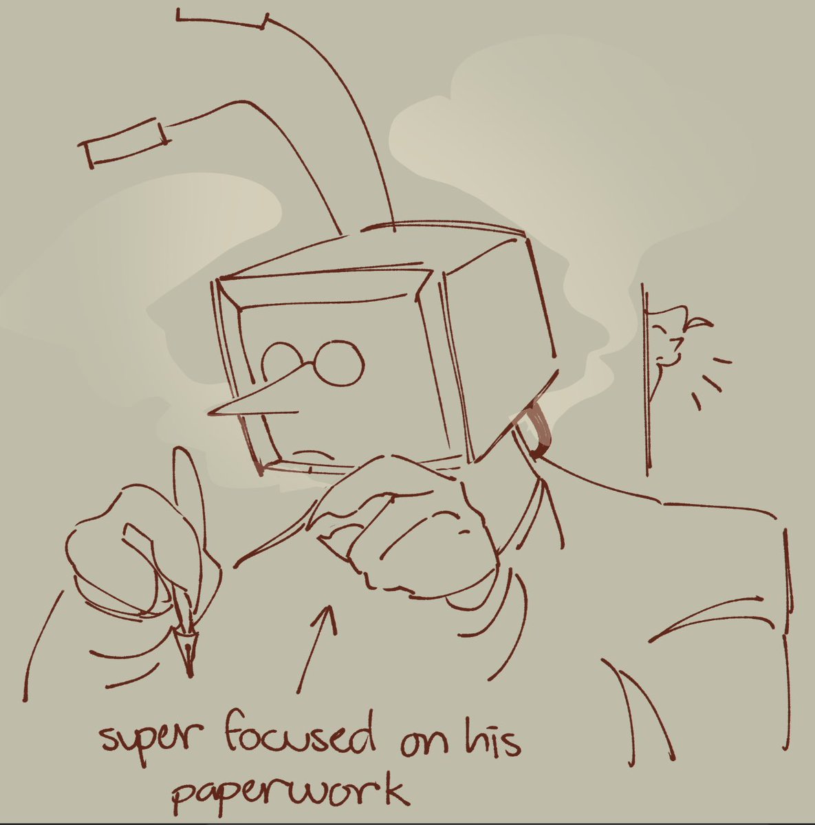 AllArigon's tweet photo. He drinks it so much it’s practically his coolant #spamtenna #deltarune https://t.co/2ANOxCTDhz